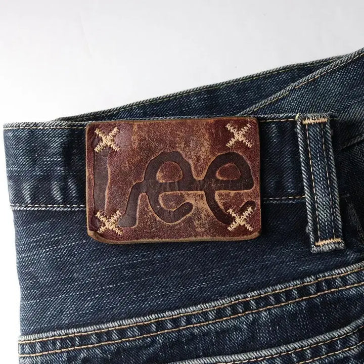 [BUNJANG] Lee (MEN - M) Cotton Poly Patch Logo Denim Pants / 리 (MEN - M) 코튼 폴리 패치 로고 데님 팬츠