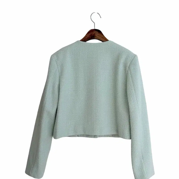 [BUNJANG] Tweed Jacket - Apple Mint / 교신안함)트위드 자켓-애플민트/고퀄