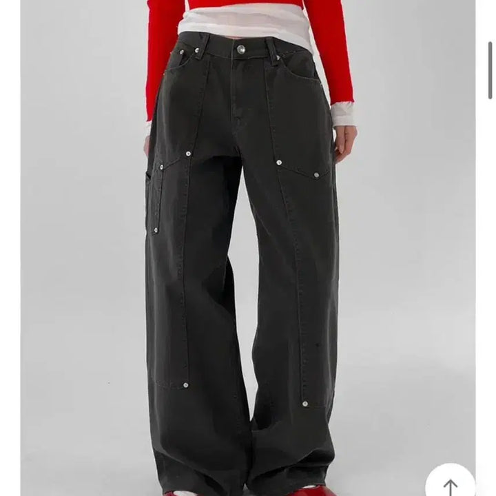 [BUNJANG] Carpenter Wide Pants / 카펜더 와이드 팬츠