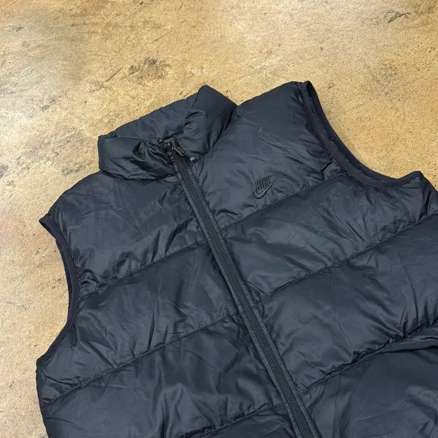 [BUNJANG] Nike Reversible Padded Vest / [정품/M] 나이키 블랙 양면 패딩 조끼