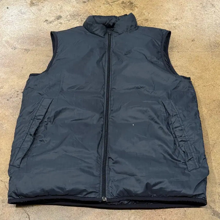 [BUNJANG] Nike Reversible Padded Vest / [정품/M] 나이키 블랙 양면 패딩 조끼