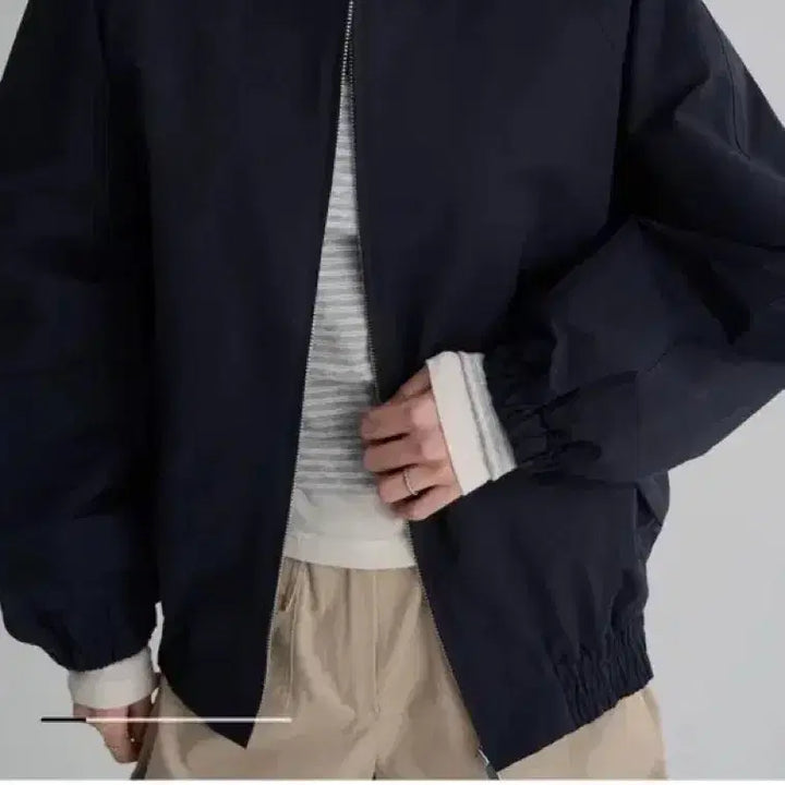 [BUNJANG] 8 Seconds High Neck Blouson Jacket / 에잇세컨즈 하이넥 브루종 자켓