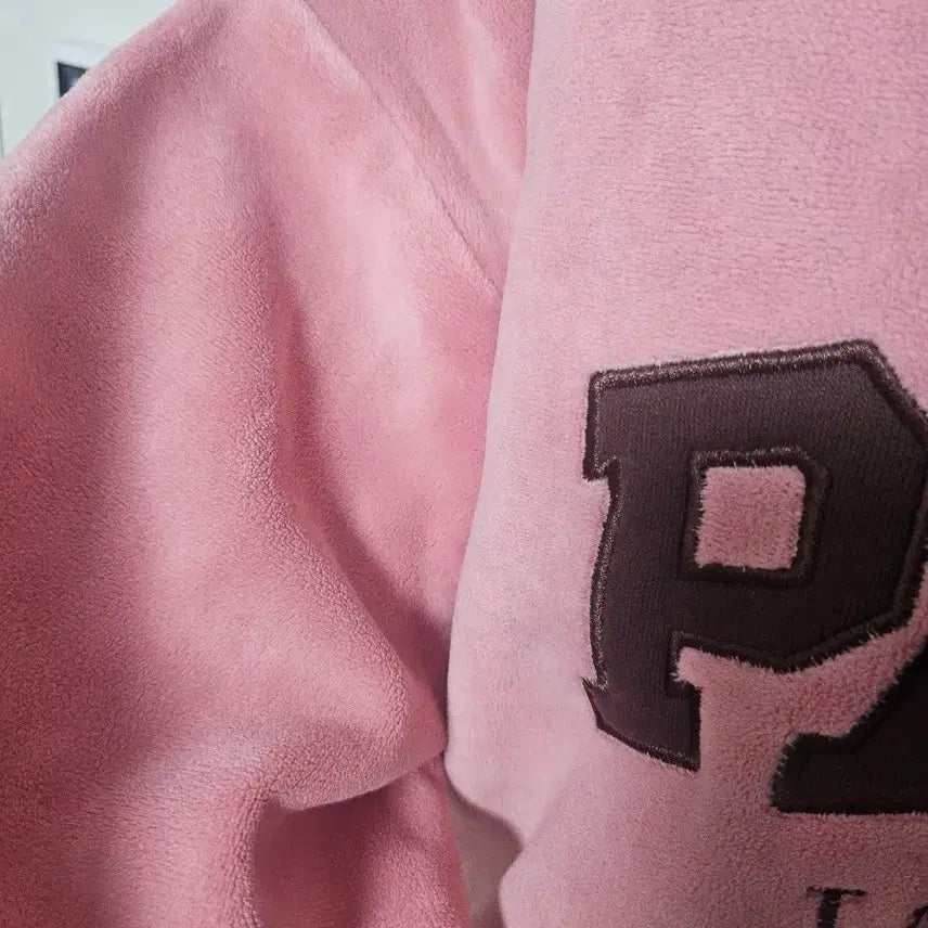 [BUNJANG] Brown Pink Hooded Sweatshirt / 브라운핑크 후드티