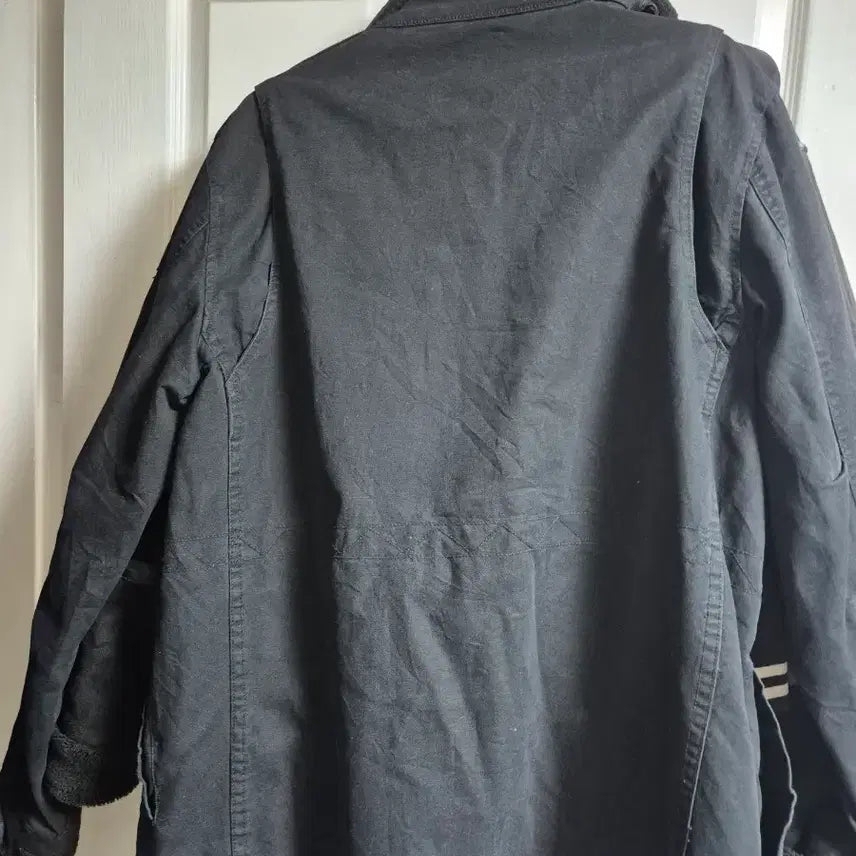 [BUNJANG] Independent Mastodon Black Field Jacket / 빈티지 인디펜던트 X 마스토돈 블랙 야상 자켓