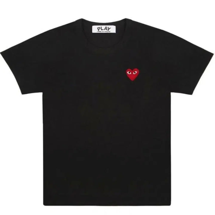 [BUNJANG] Comme des Garcons Heart Patch T-shirt / 꼼데가르송 하트 반팔티 신상