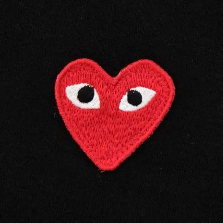 [BUNJANG] Comme des Garcons Heart Patch T-shirt / 꼼데가르송 하트 반팔티 신상