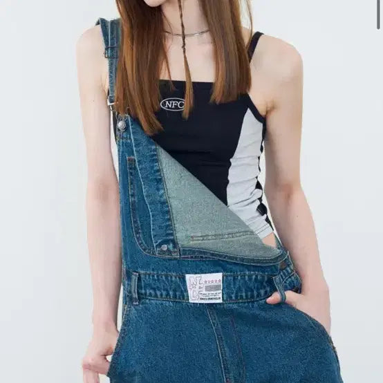 [BUNJANG] Nasty Fancy Club Overall / 네스티팬시클럽 오버롤