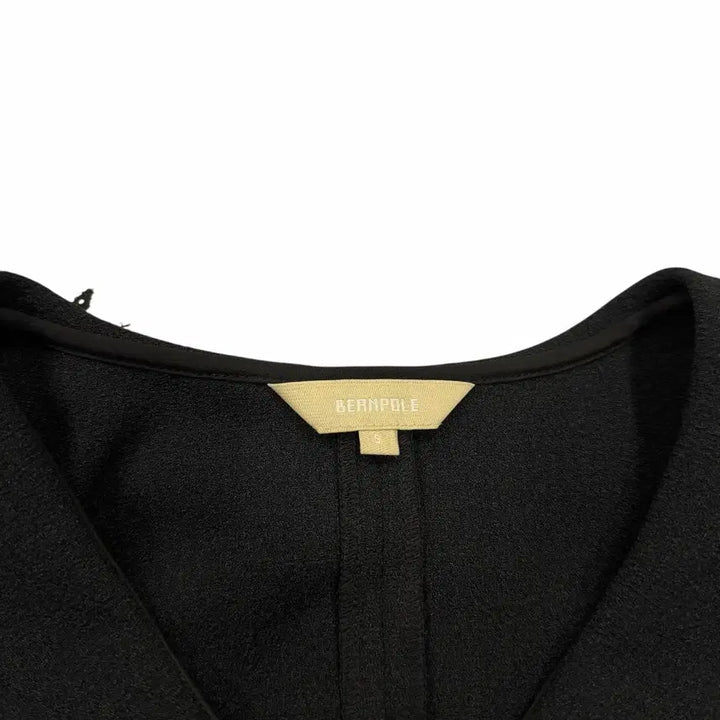 [BUNJANG] Beanpole Ladies Black Lace Collar Volume Dress / 빈폴 레이디스 블랙 레이스 칼라 볼륨 원피스 블랙 S
