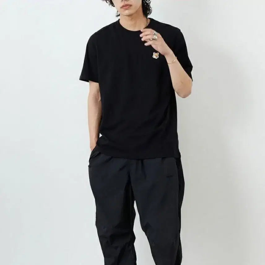 [BUNJANG] Maison Kitsune Fox Head Patch Regular T-shirt / 메종키츠네 폭스헤드 패치 레귤러 반팔 티셔츠