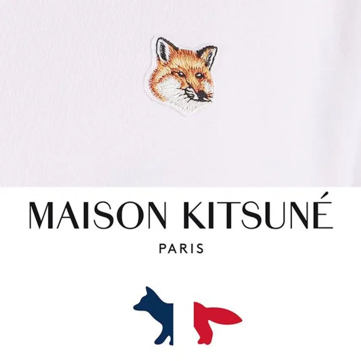 [BUNJANG] Maison Kitsune Fox Head Patch Regular T-shirt / 메종키츠네 폭스헤드 패치 레귤러 반팔 티셔츠