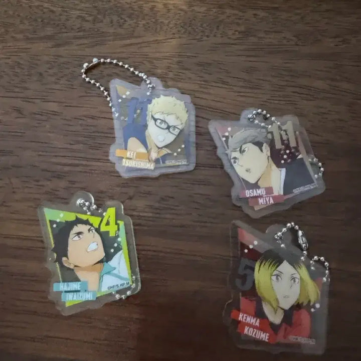 [BUNJANG] Haikyuu Acrylic Keyring Bundle Set / 하이큐 아크릴 키링 일괄