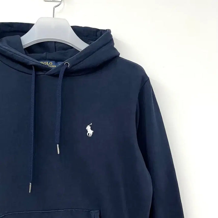 [BUNJANG] Polo Ralph Lauren White Pony Navy Hoodie / Polo Ralph Lauren  / 폴로 랄프로렌 신형 화이트 포니 네
