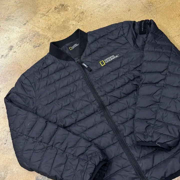 [BUNJANG] National Geographic Black Padded Jumper / [정품/M] 내셔널지오그래픽 블랙 패딩 점퍼