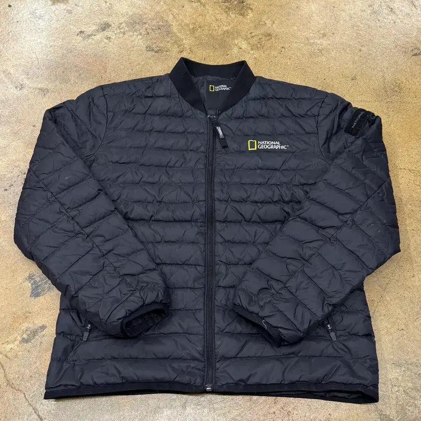 [BUNJANG] National Geographic Black Padded Jumper / [정품/M] 내셔널지오그래픽 블랙 패딩 점퍼