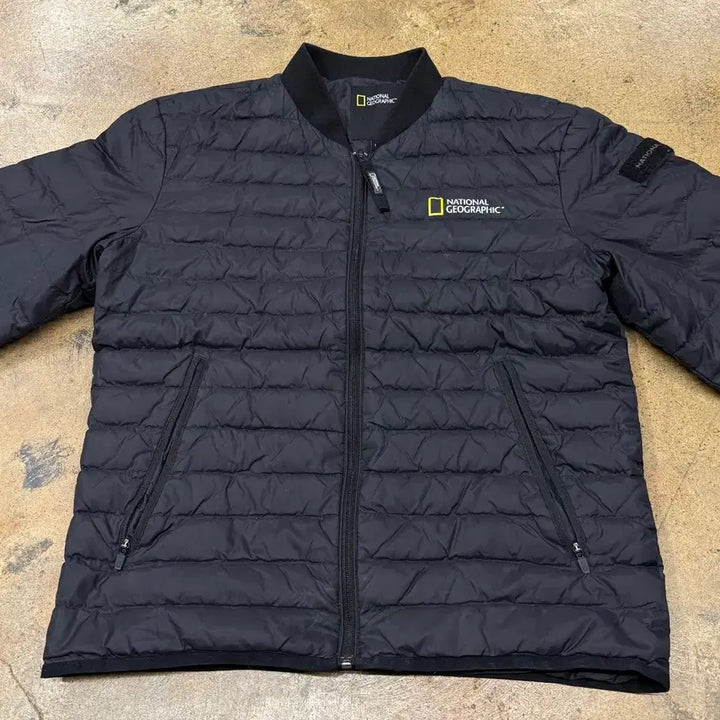 [BUNJANG] National Geographic Black Padded Jumper / [정품/M] 내셔널지오그래픽 블랙 패딩 점퍼