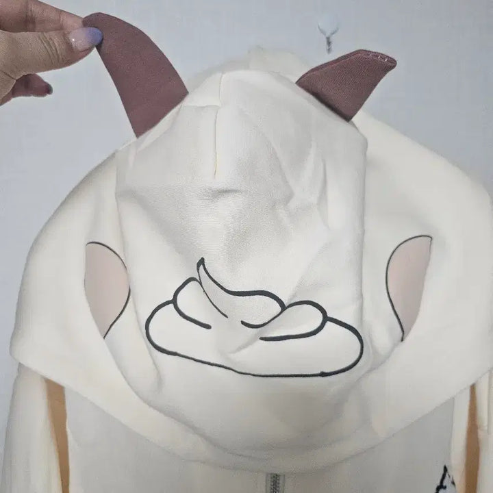 [BUNJANG] Oversized Box Fit Cute Character Hooded Zip-up Jacket / 빅사이즈 박스핏 귀여운 캐릭터 후드 집업 (새상품)