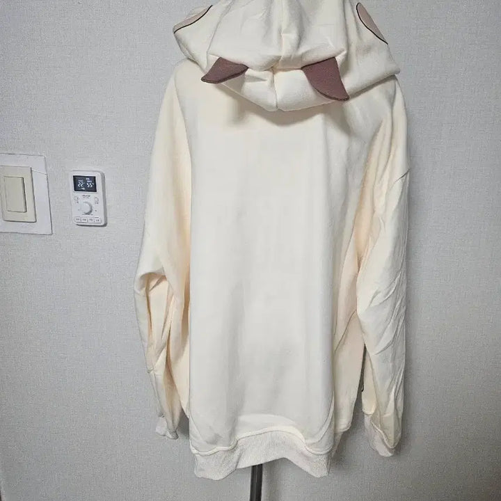 [BUNJANG] Oversized Box Fit Cute Character Hooded Zip-up Jacket / 빅사이즈 박스핏 귀여운 캐릭터 후드 집업 (새상품)