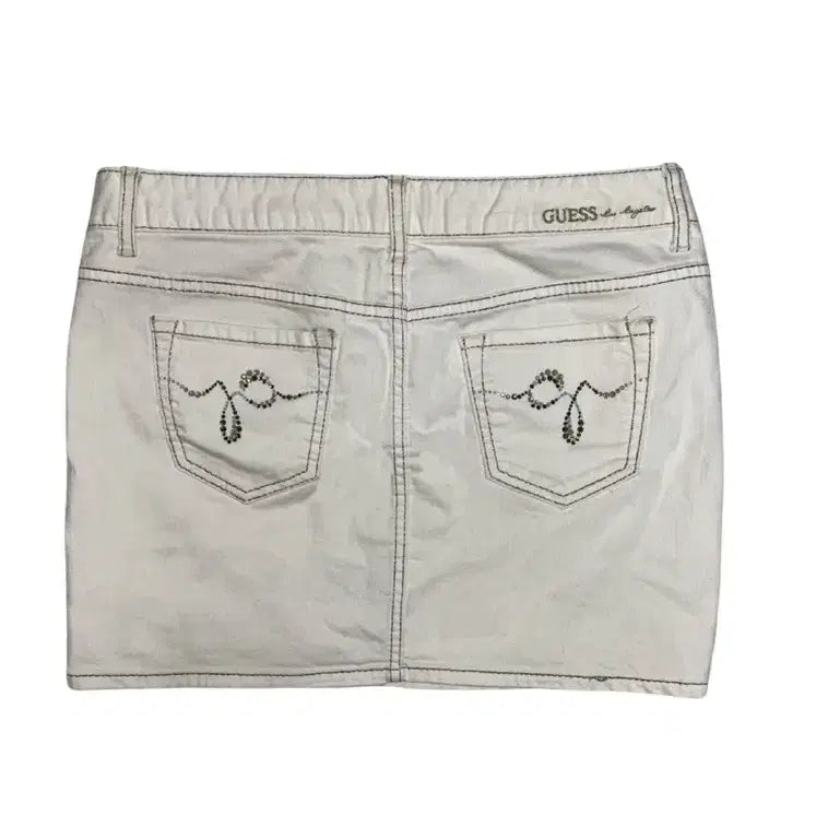 [BUNJANG] Guess Vintage White Denim Skirt / Vintage white denim guess skirt