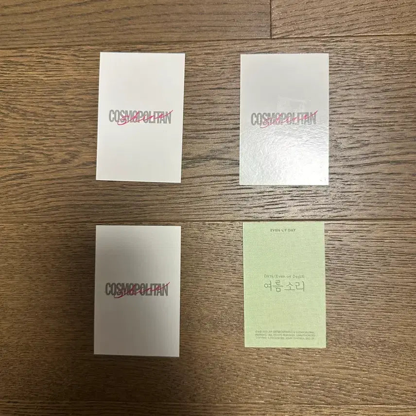 [BUNJANG] Day6 Cosmopolitan/Summer Sound POB Bundle Set Photocard / 일괄) 데이식스 코스모폴리탄/여름소리 포카