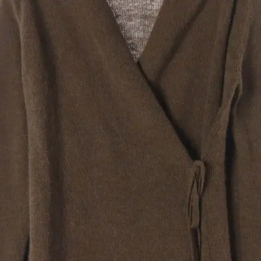 [BUNJANG] ZARA Women's Alpaca Wool Blend Strap Knit Cardigan / 자라 (WOMEN - S) 알파카 울 블렌드 스트랩 니트 가디건