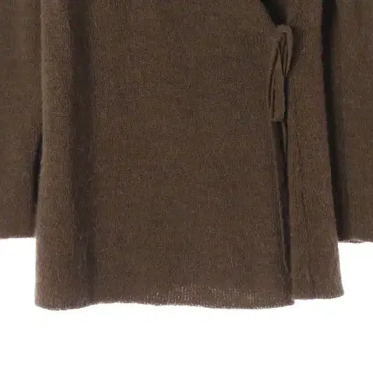 [BUNJANG] ZARA Women's Alpaca Wool Blend Strap Knit Cardigan / 자라 (WOMEN - S) 알파카 울 블렌드 스트랩 니트 가디건