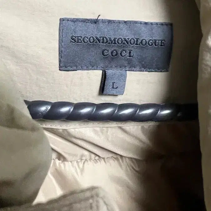 [BUNJANG] Second Monologue Padded Jumper L Beige / 세컨드모놀로그 패딩 점퍼 L 베이지