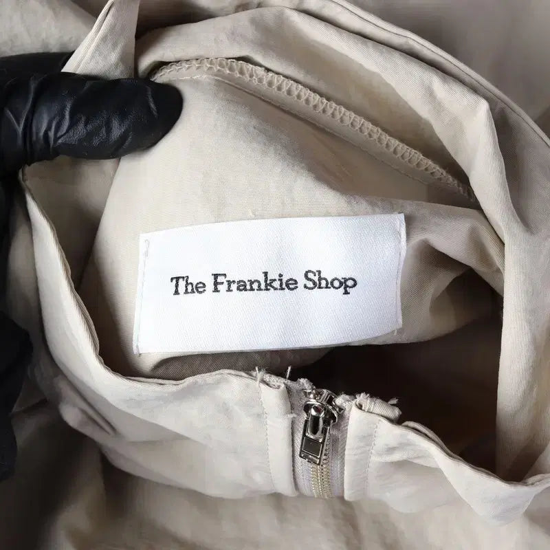 [BUNJANG] The Frankie Shop Nylon Cotton Half-Zip Windbreaker / 더프랭키샵 (WOMEN - XS/S) 나일론 코튼 반집업 바람막이