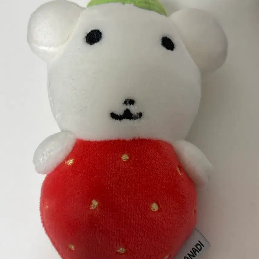 [BUNJANG] Ganadi Strawberry Bear Keychain / 딸기 가나디 키링
