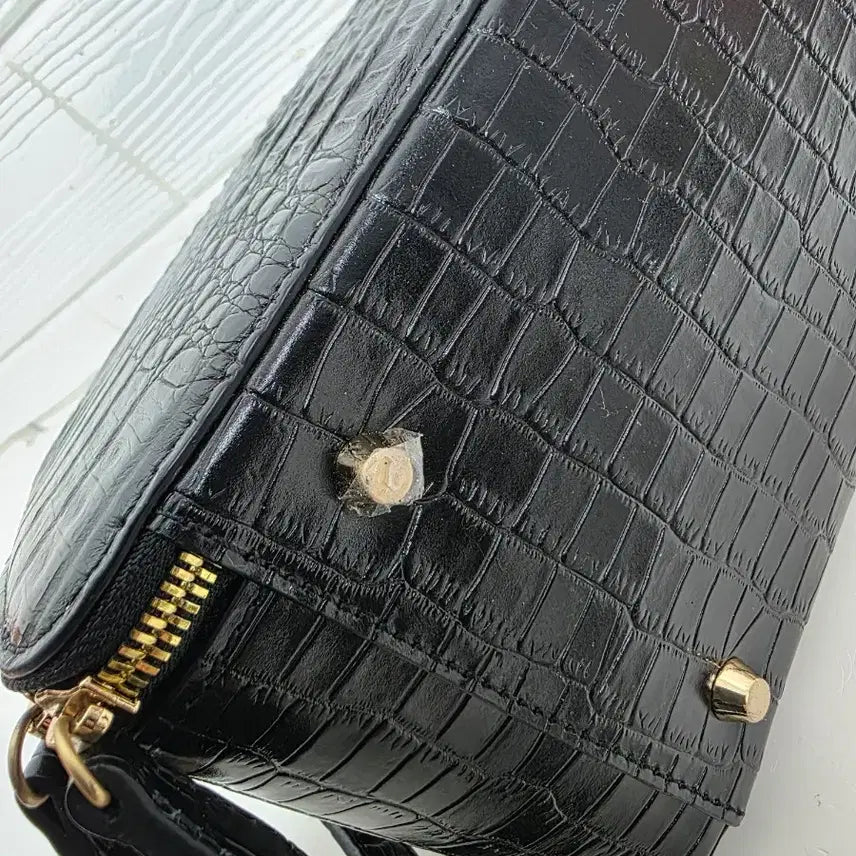 [BUNJANG] Crotymo Genuine Crocodile Leather Camera Bag / 새상품 크로티모 천연 악어가죽 카메라 백