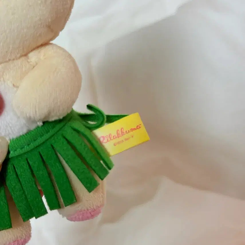 [BUNJANG] San-X Kori Rilakkuma Hawaii Plush Doll / 산엑스 고전 코리락쿠마 하와이 인형