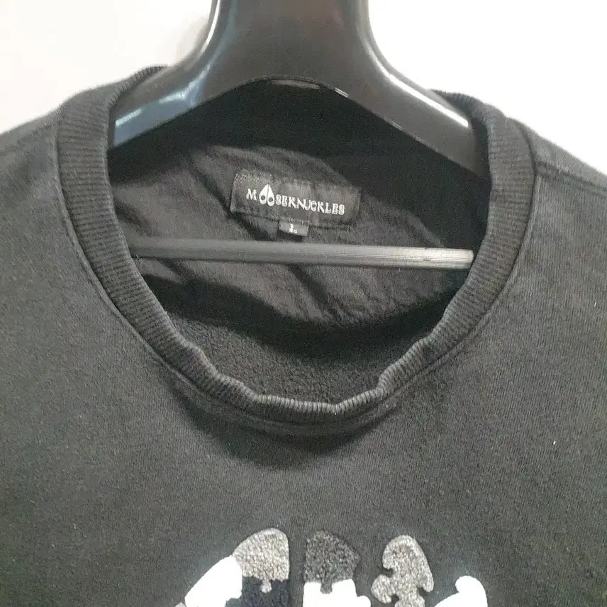 [BUNJANG] Moose Knuckles Black Sweatshirt L / 무스너클 블랙 맨투맨 티셔츠  L