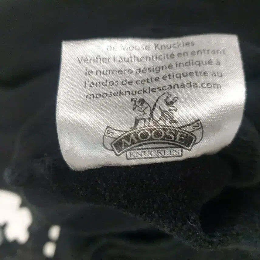[BUNJANG] Moose Knuckles Black Sweatshirt L / 무스너클 블랙 맨투맨 티셔츠  L