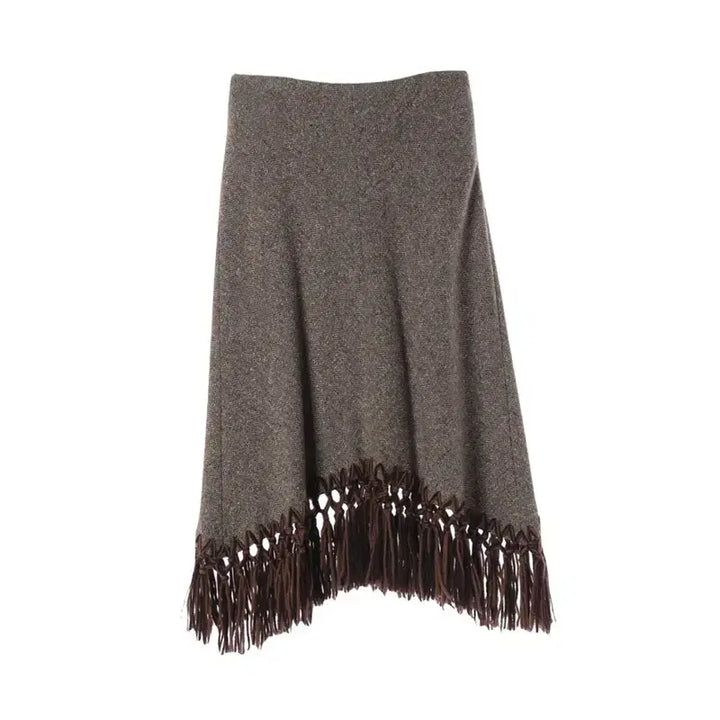 [BUNJANG] KOREA Women's Wool Blend Skirt / KOREA (WOMEN - M) 울 블렌드 스커트