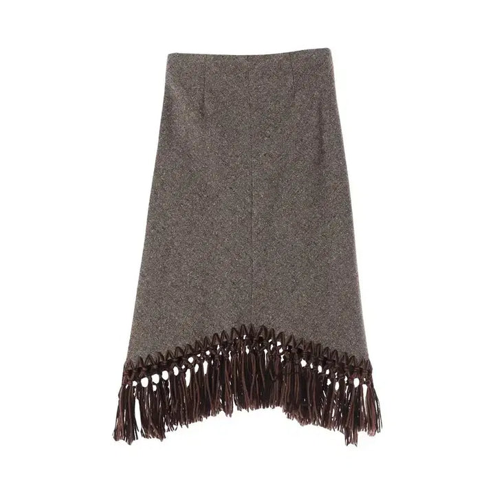 [BUNJANG] KOREA Women's Wool Blend Skirt / KOREA (WOMEN - M) 울 블렌드 스커트