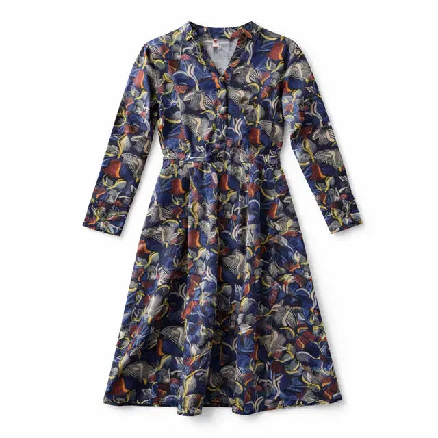 [BUNJANG] SESHOP DB501 Linen Mini Dress / 쎄샵 DB501 가을용 린넨 미니원피스 프린트 55반-1개