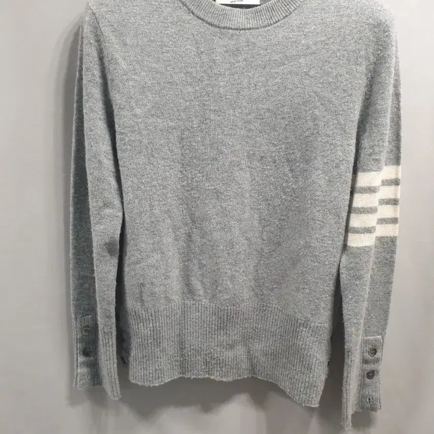 [BUNJANG] Thom Browne Gray Knit Pullover (S) / 톰브라운 회색 니트 풀오버 S