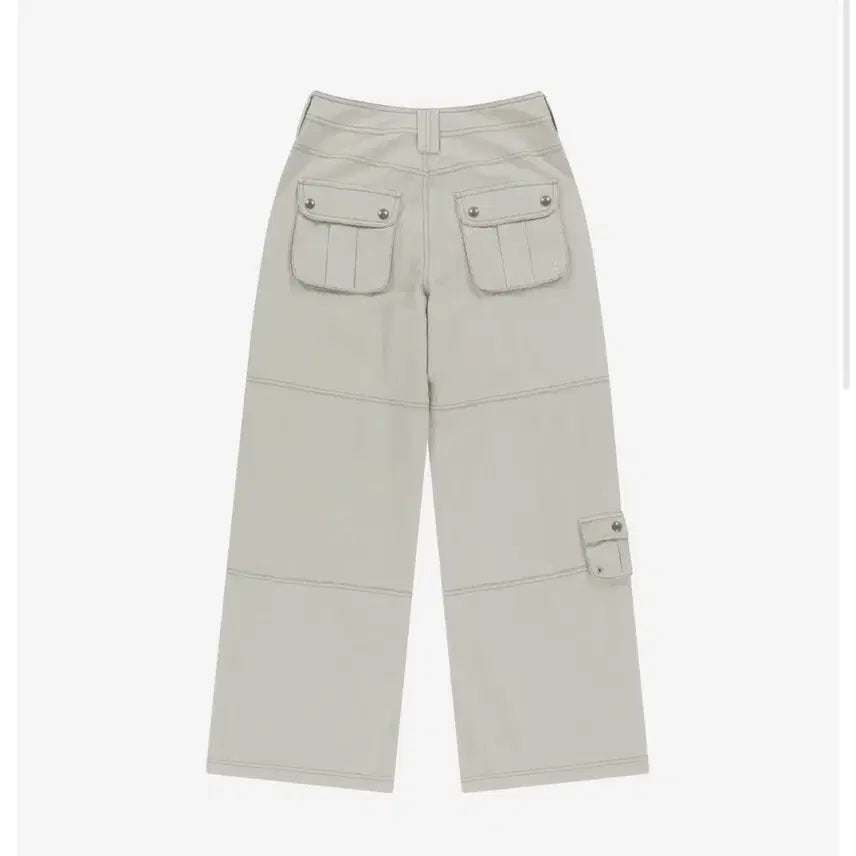 [BUNJANG] Koiseio Snap Work Pants Light Beige / 코이세이오 스냅워크팬츠 라이트베이지