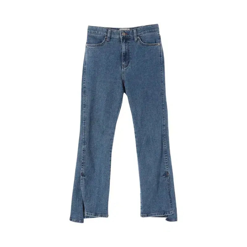 [BUNJANG] Andersson Bell Women's Cotton Blend Denim Unbalanced Pants / 앤더슨벨 (WOMEN - M) 코튼 폴리 데님 언밸런스 팬츠