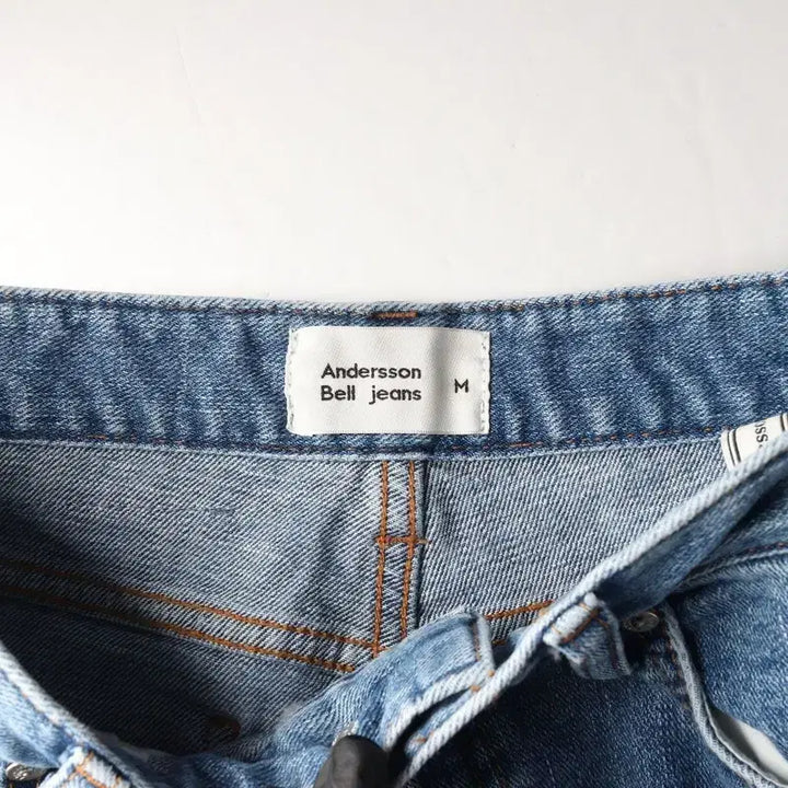 [BUNJANG] Andersson Bell Women's Cotton Blend Denim Unbalanced Pants / 앤더슨벨 (WOMEN - M) 코튼 폴리 데님 언밸런스 팬츠