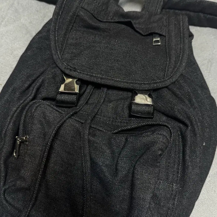 [BUNJANG] Black Denim Bag / 흑청데님 가방