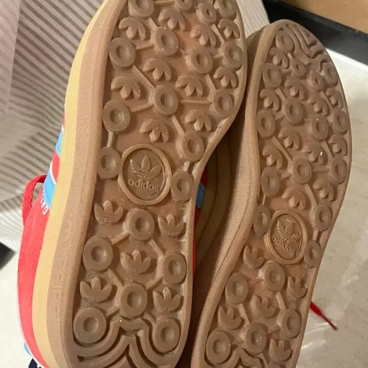 [BUNJANG] Adidas Gazelle Bold Red Blue Sneakers / 아디다스 가젤 볼드 레드 블루 245