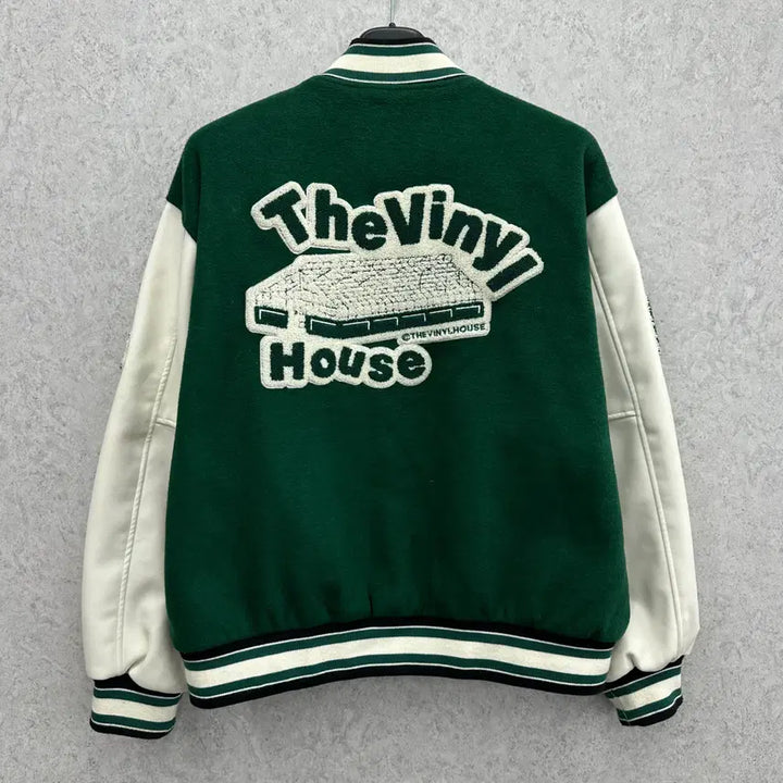 [BUNJANG] The Vinyl House Men's Loose Fit Varsity Jacket / 100 더바이닐하우스 남자 루즈핏 바시티 자켓