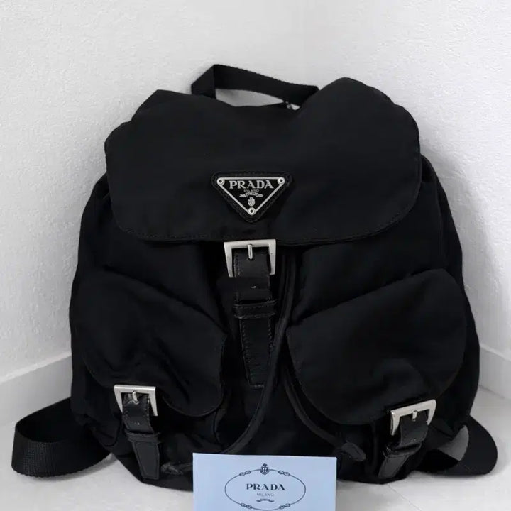 [BUNJANG] Prada Pocono Backpack / (정품 프라다) 프라다 포코노 백팩 + 개런티카드