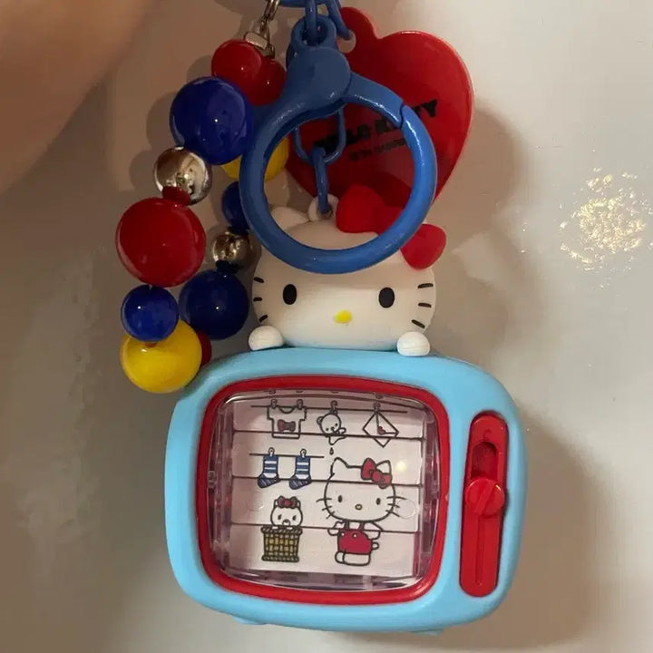 [BUNJANG] Hello Kitty TV Keychain / 헬로키티 티비 키링