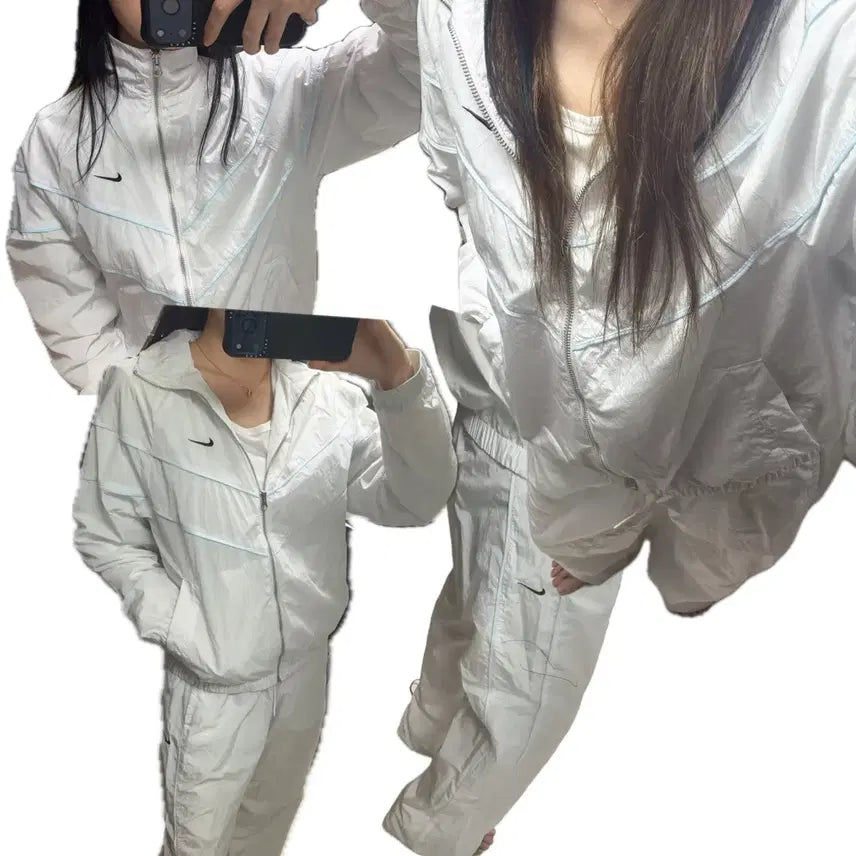 [BUNJANG] Nike Windrunner Full-Zip Set / 나이키 윈드러너 바람막이 풀집 세트