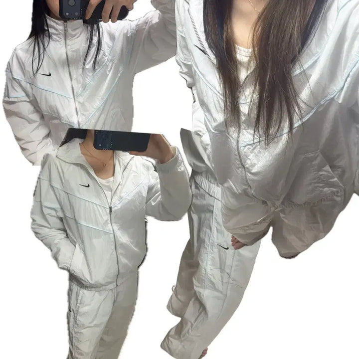 [BUNJANG] Nike Windrunner Full-Zip Set / 나이키 윈드러너 바람막이 풀집 세트