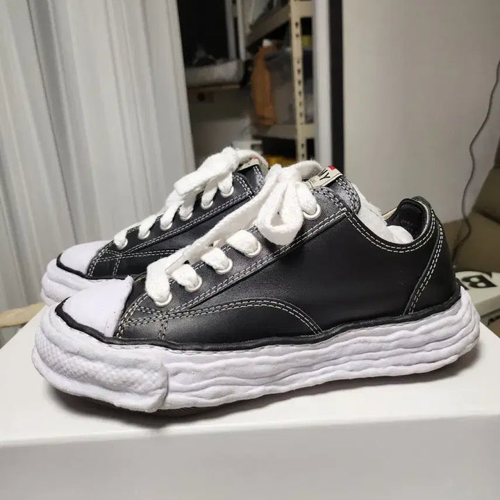 [BUNJANG] Mihara Yasuhiro Peterson 23 Leather Sneakers / 미하라야스히로 피터슨23 레더 38