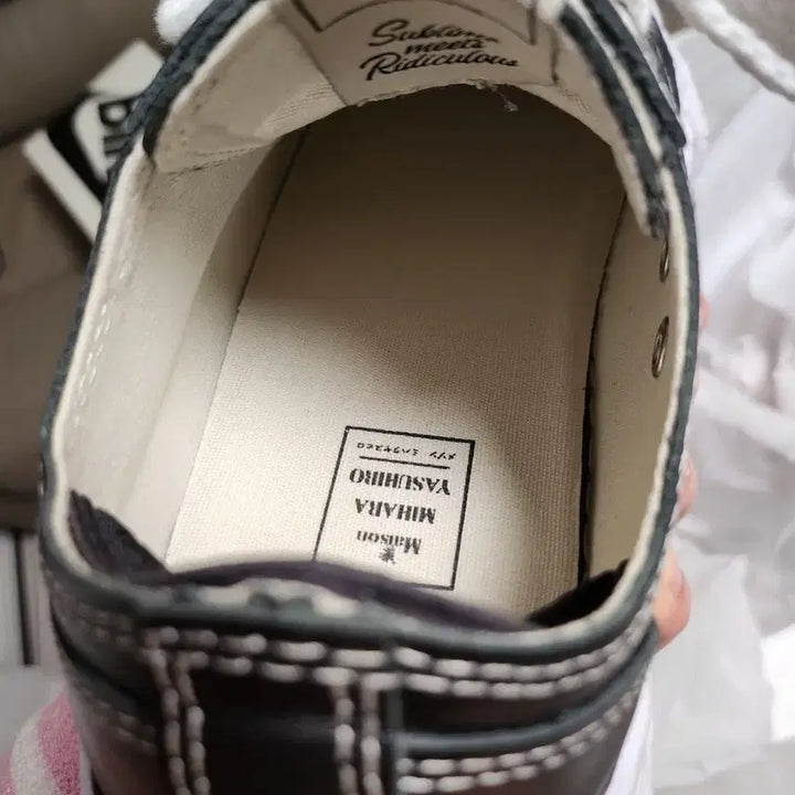 [BUNJANG] Mihara Yasuhiro Peterson 23 Leather Sneakers / 미하라야스히로 피터슨23 레더 38