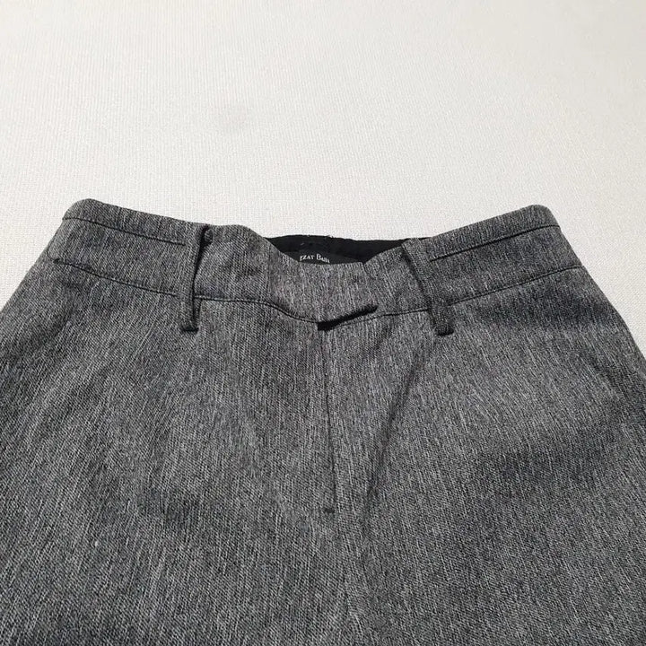 [BUNJANG] Izzatbaba Wide Leg Slacks Pants, Gray / 아이잗바바 와이드 팬츠 슬랙스 허리26