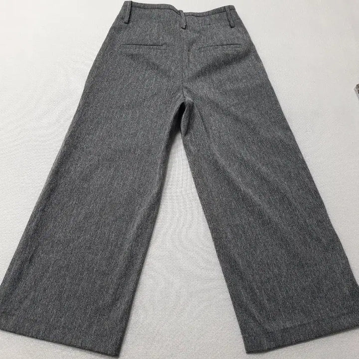[BUNJANG] Izzatbaba Wide Leg Slacks Pants, Gray / 아이잗바바 와이드 팬츠 슬랙스 허리26